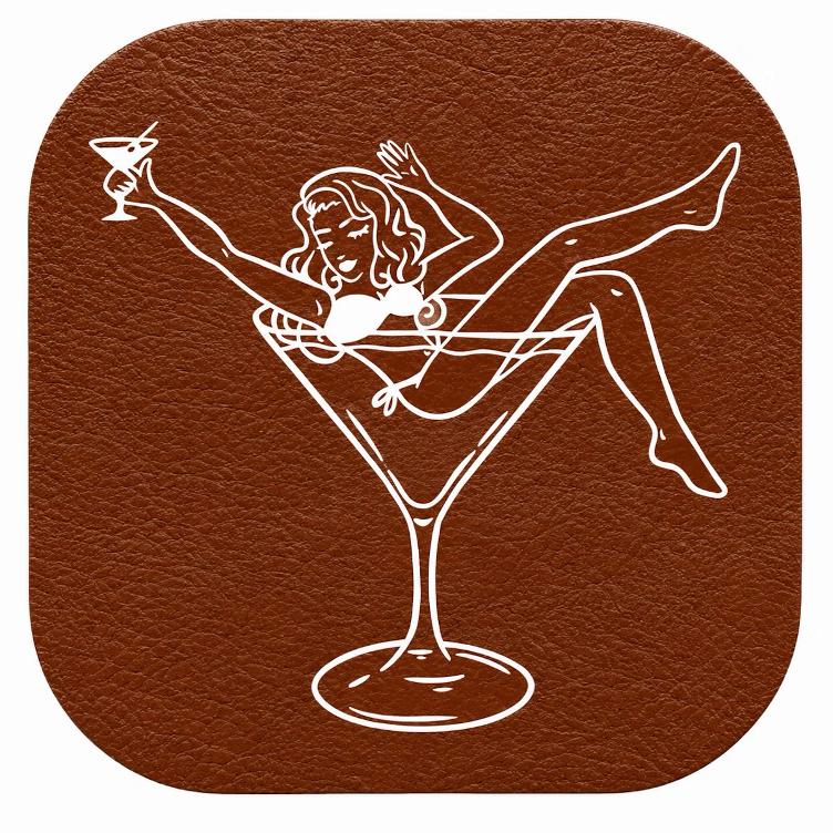 NEU: VORBESTELLEN: MARTINI COASTER COGNAC (LIEFERBAR CA 4-6 WOCHEN AB BESTELLDATUM)