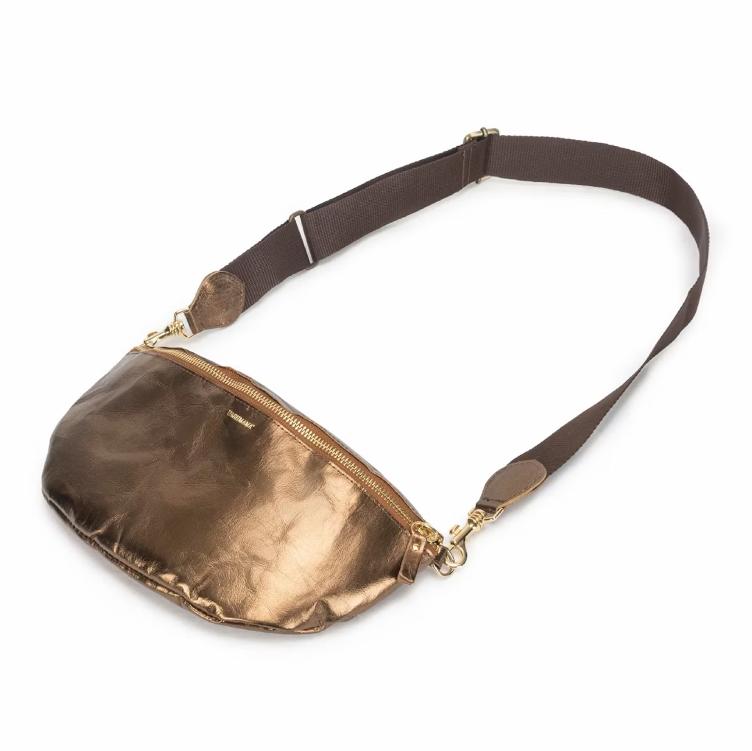NEU: VORBESTELLEN: SLING BAG LARGE MARSUPIO METALLIC MORDORÈ (LIEFERBAR CA 4-6 WOCHEN AB BESTELLDATUM)