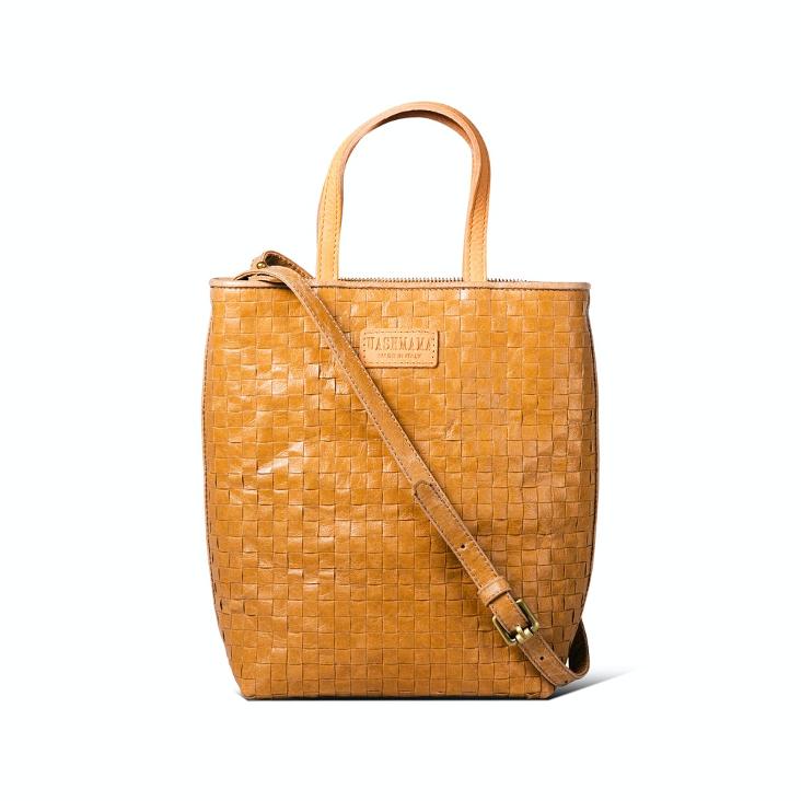 NINA BAG INTRECCIATO CAMEL