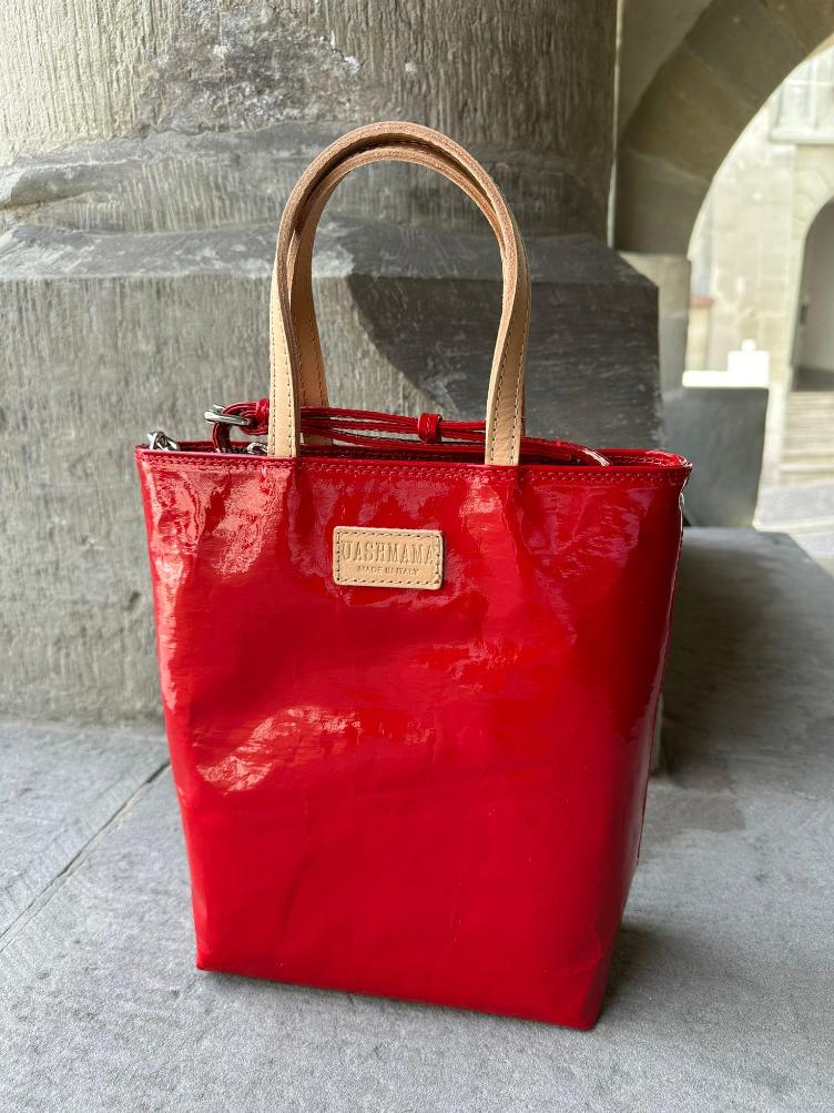 NINA BAG VERNICE (GLOSSY) ROSSO / LIEFERZEIT: AB BESTELLDATUM CA. 4-6 WOCHEN