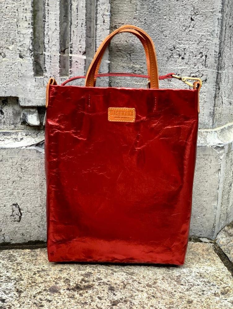 OTTI BAG METALLIC RED