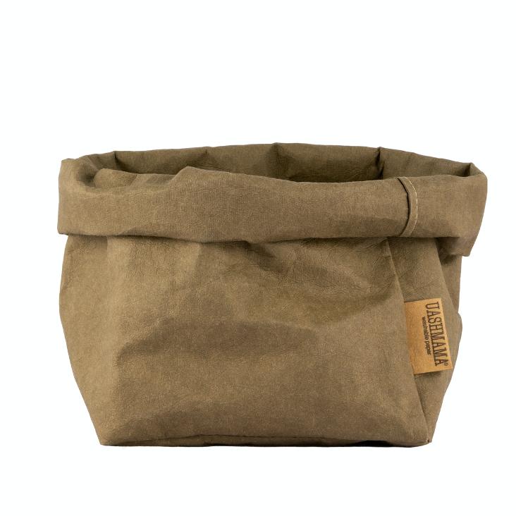 PAPER BAG BASIC LARGE OLIVA