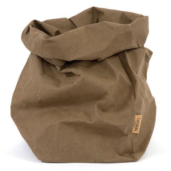PAPER BAG BASIC MEDIUM OLIVA
