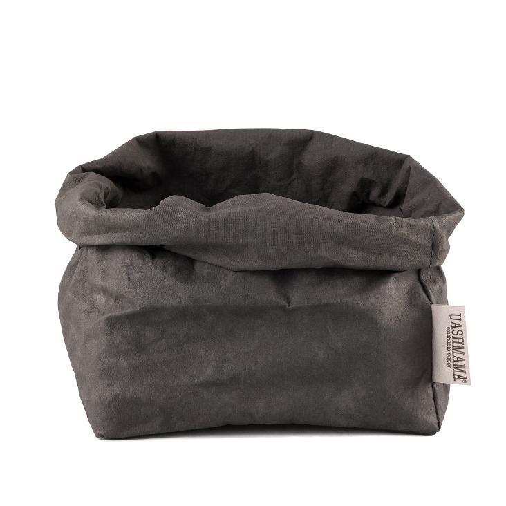 PAPER BAG COLORED LARGE DARK GREY