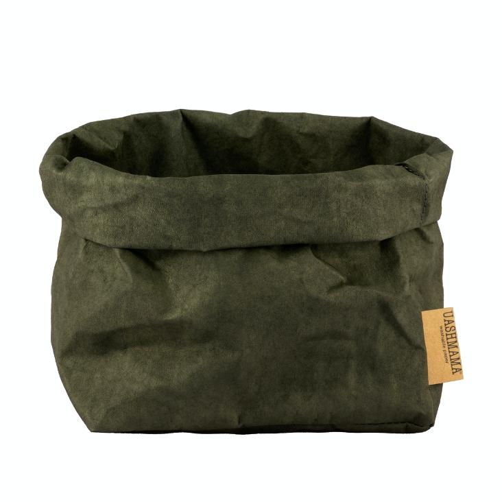 PAPER BAG LARGE DARK GREEN (SOLANGE VORRAT REICHT)
