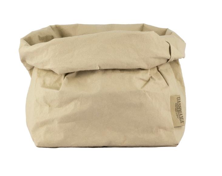 PAPER BAG COLORED LARGE SABBIA (SOLANGE VORRAT REICHT)