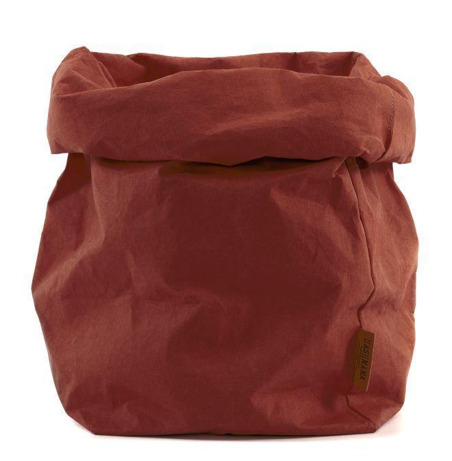 PAPER BAG COLORED SMALL COGNAC (SOLANGE VORRAT REICHT)
