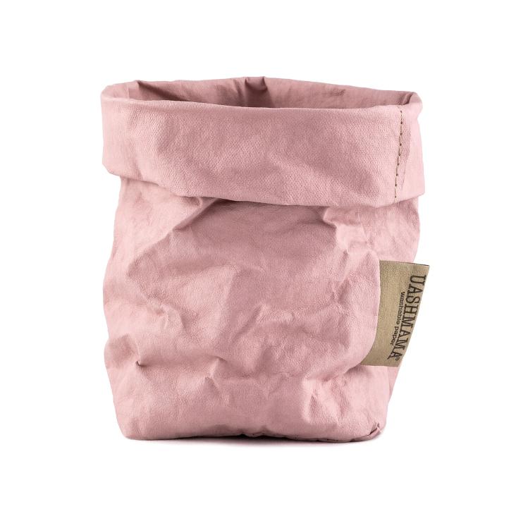 VORBESTELLEN: IM LAUFE VOM AUGUST LIEFERBAR: PAPER BAG COLORED SMALL QUARZO ROSA