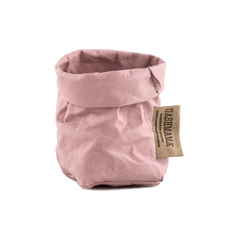 VORBESTELLEN: PAPER BAG COLORED XSMALL QUARZO ROSA (LIEFERBAR CA 4-6 WOCHEN AB BESTELLDATUM)