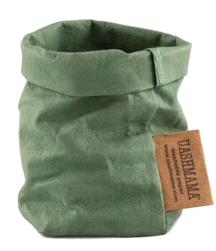 VORBESTELLEN: AB 25.8.26 WIEDER LIEFERBAR: PAPER BAG COLORED XSMALL SALVIA