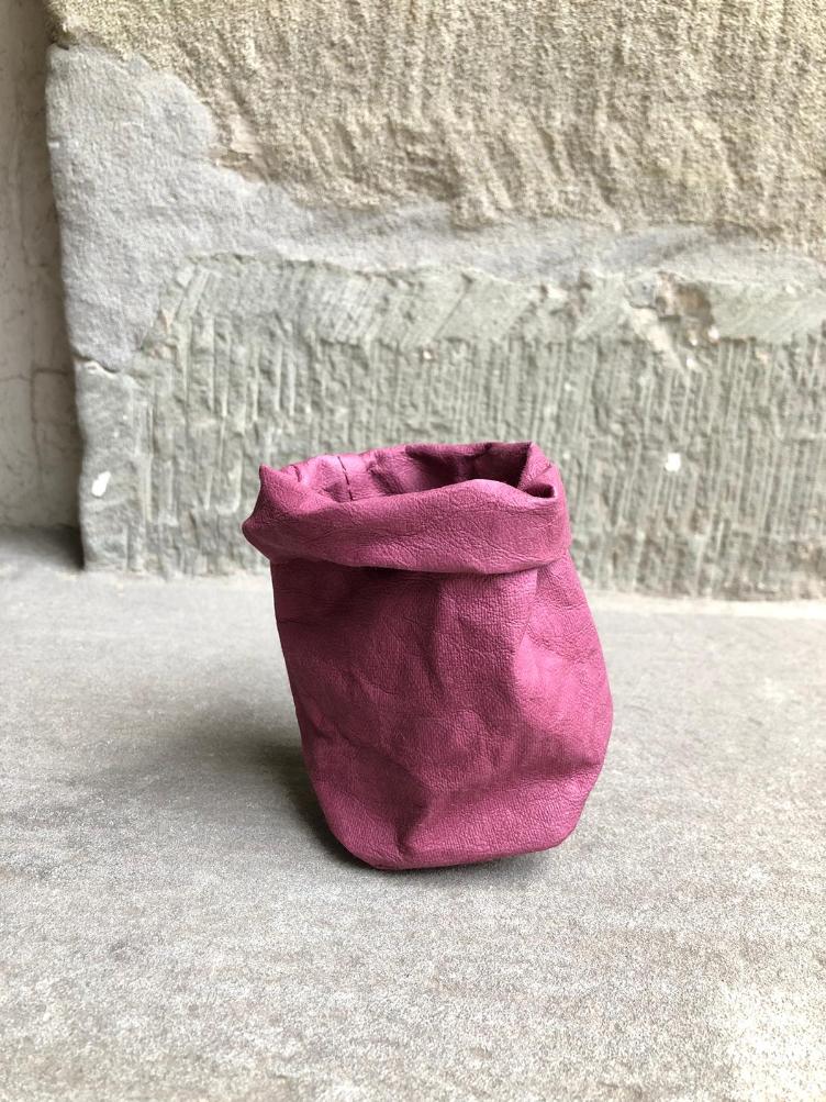 PAPER BAG COLORED XSMALL TROPEA (HIMBEER-BORDEAUXROT) (SOLANGE VORRAT REICHT)