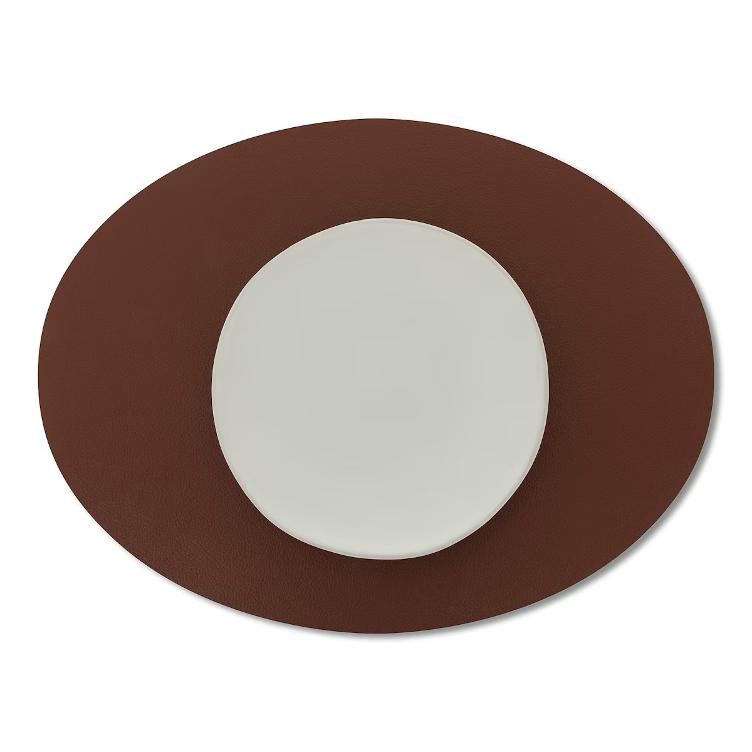 VORBESTELLEN: PLACEMAT BONA COGNAC OVAL / LIEFERZEIT: AB BESTELLDATUM CA. 4-6 WOCHEN