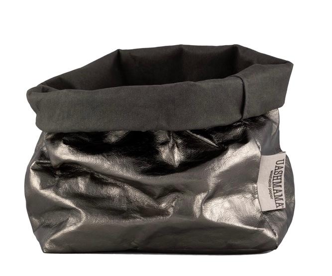 PAPER BAG METALLIC MEDIUM DARK GREY/PELTRO