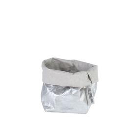 PAPER BAG NUVOLA PICCOLO GREY/SILVER (SOLANGE VORRAT REICHT)