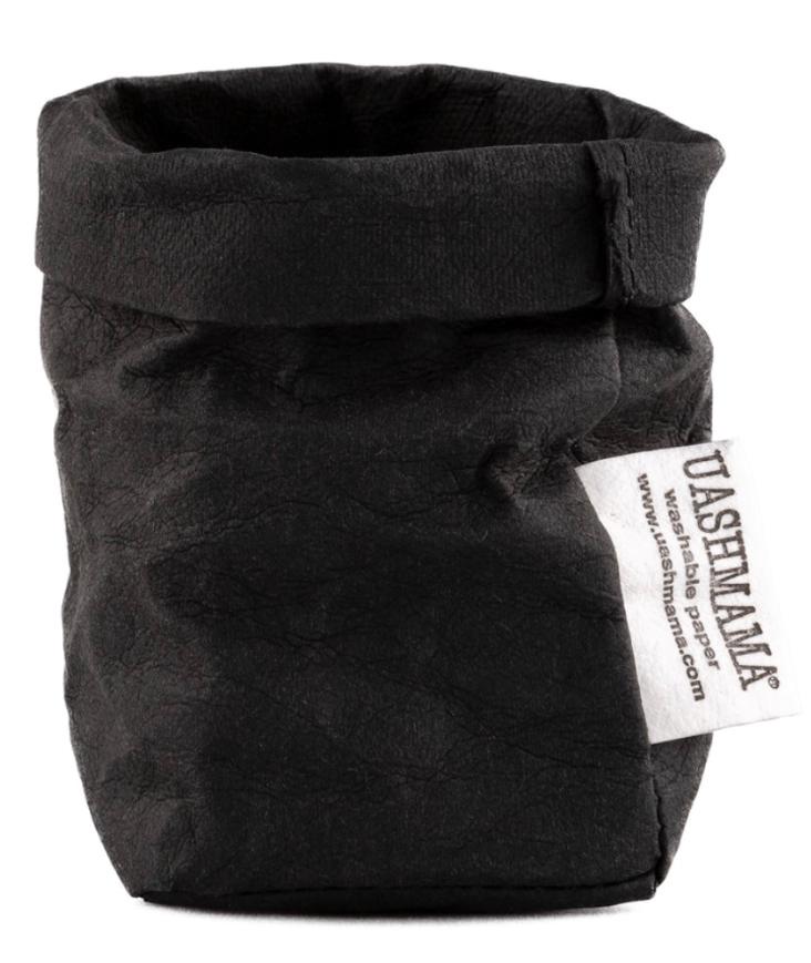 PAPER BAG BASIC PICCOLO BLACK / LIEFERZEIT: AB BESTELLDATUM CA. 4-6 WOCHEN