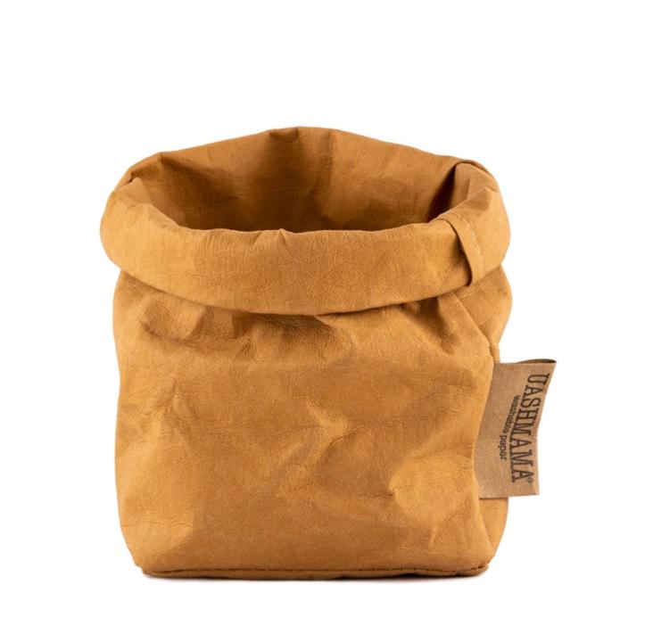 PAPER BAG BASIC SMALL CAMEL