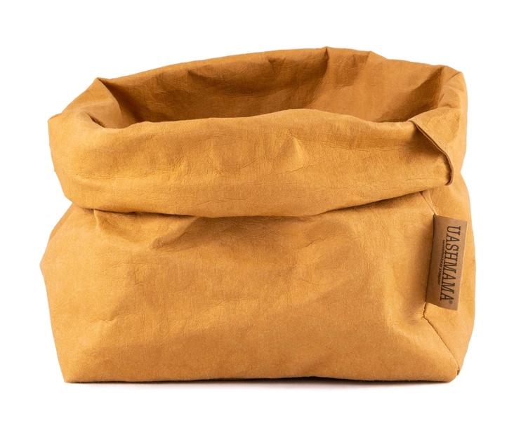 PAPER BAG COLORED LARGE CAMEL