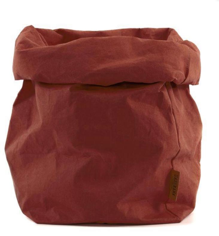 PAPER BAG COLORED PICCOLO COGNAC (SOLANGE VORRAT REICHT)