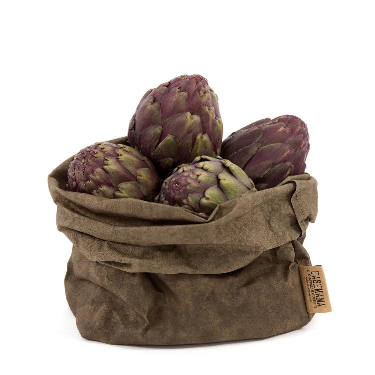 PAPER BAG COLORED XLARGE OLIVA / LIEFERZEIT: AB BESTELLDATUM CA. 4-6 WOCHEN