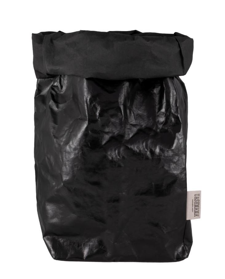 PAPER BAG METALLIC XXLARGE BLACK/BLACK (SOLANGE VORRAT REICHT)
