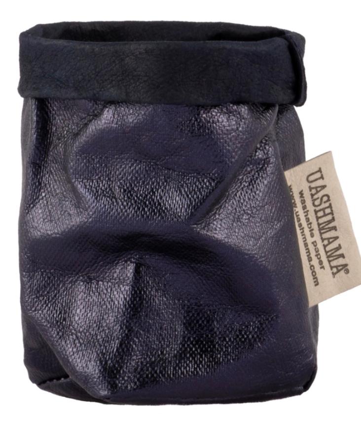 PAPER BAG XSMALL METALLIC BLUE/PETROLIO / LIEFERZEIT: AB BESTELLDATUM CA. 4-6 WOCHEN