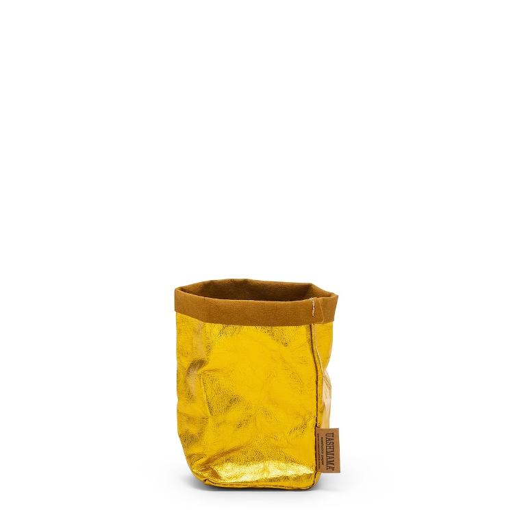 PAPER BAG XSMALL METALLIC LIMONE (SOLANGE VORRAT REICHT)