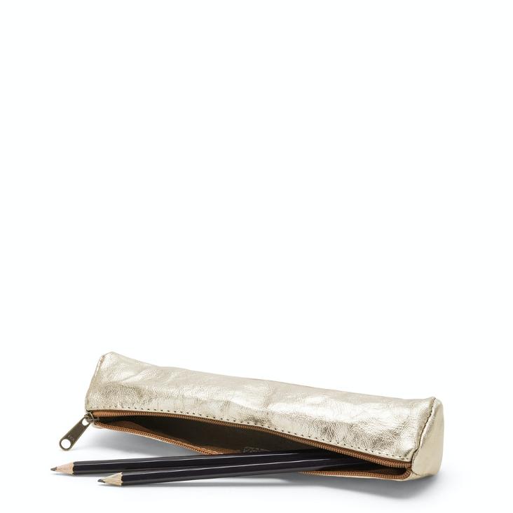 PENCIL SLIM CASE METALLIC PLATINO