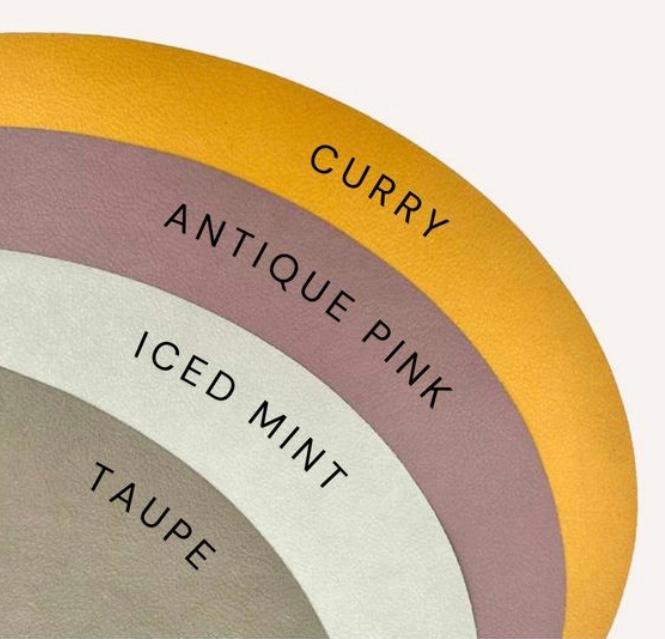VORBESTELLEN: PLACEMAT BONA TAUPE ROUND