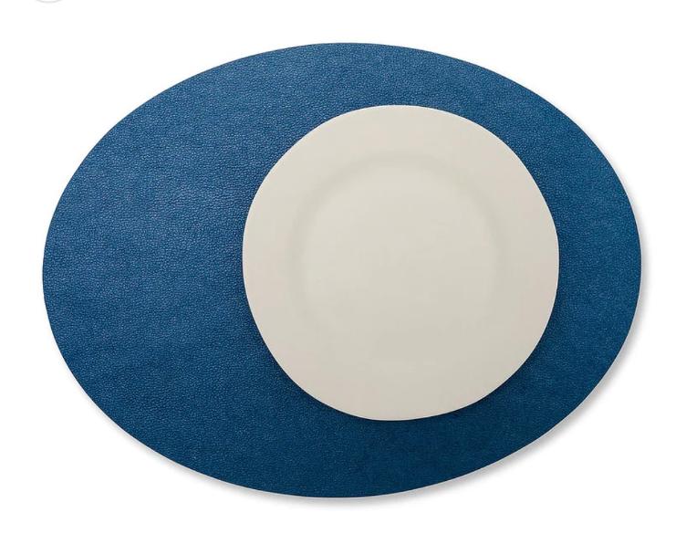 PLACEMAT LA PAPER OVAL DENIM