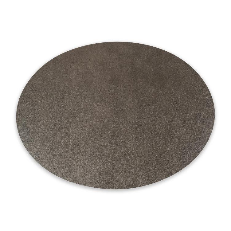 LA PAPER PLACEMAT OVAL DARK GREY