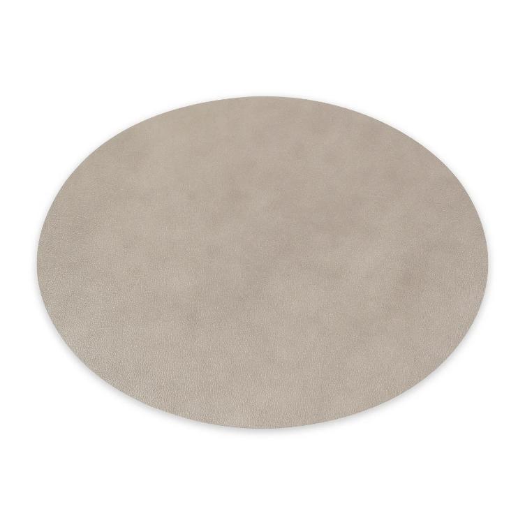 LA PAPER PLACEMAT OVAL GREY