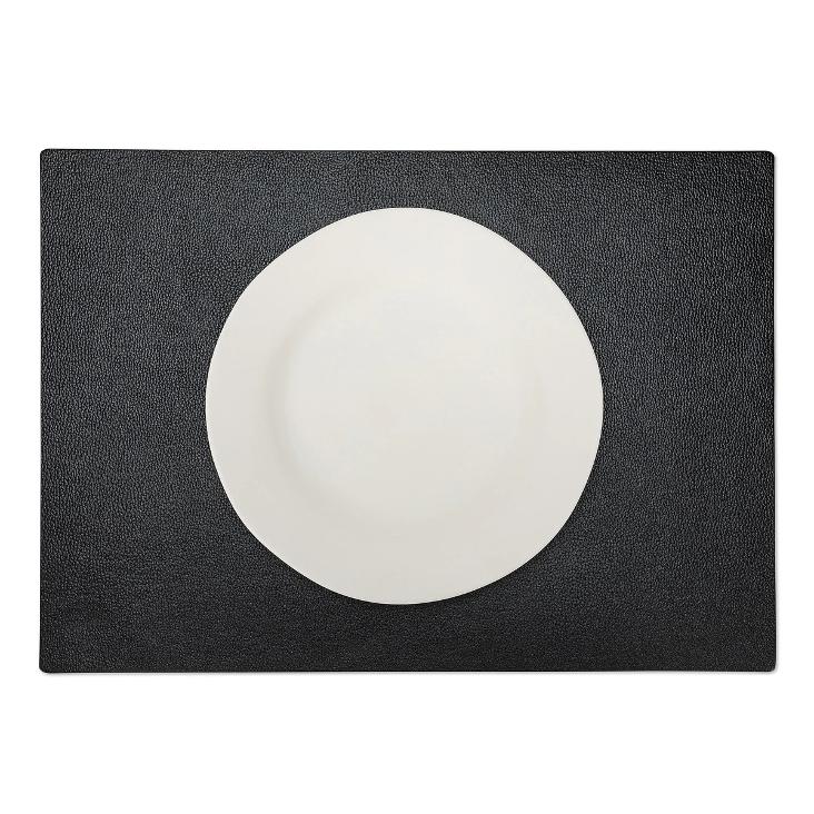 PLACEMAT LA PAPER RECTANGULAR BLACK