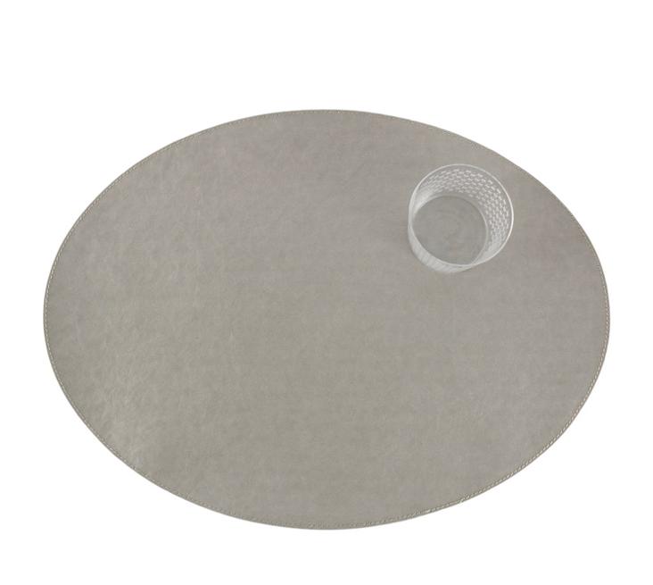 PLACEMAT OVAL TEC GREY ( DIV. EINFÄRBUNG )