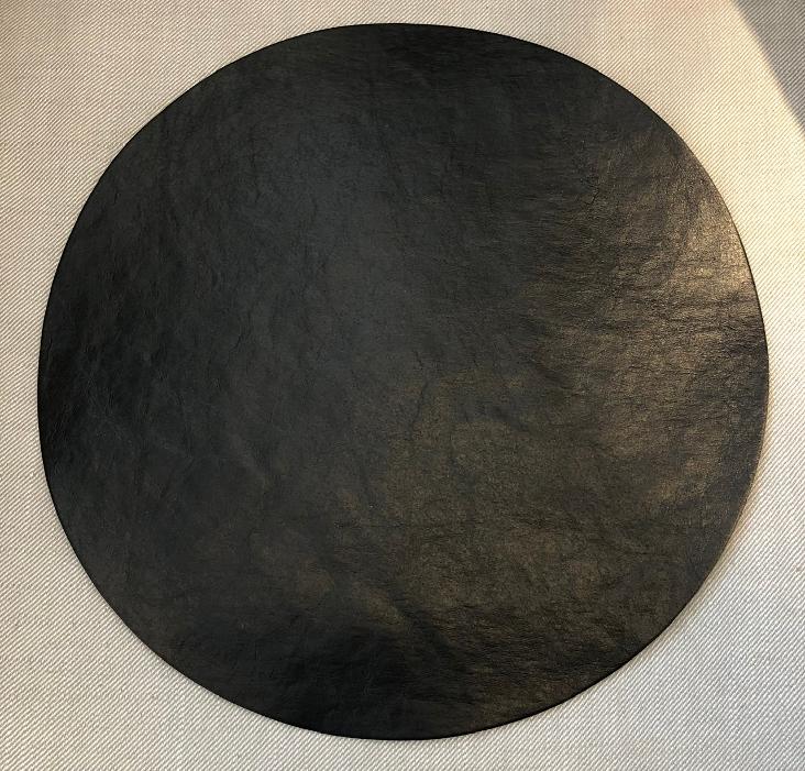 PLACEMAT ROUND TEC BLACK