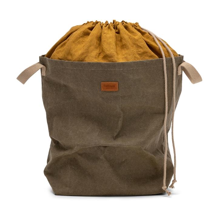 POSITANO BAG OLIVA LINEN SENAPE / LIEFERZEIT: AB BESTELLDATUM CA. 4-6 WOCHEN