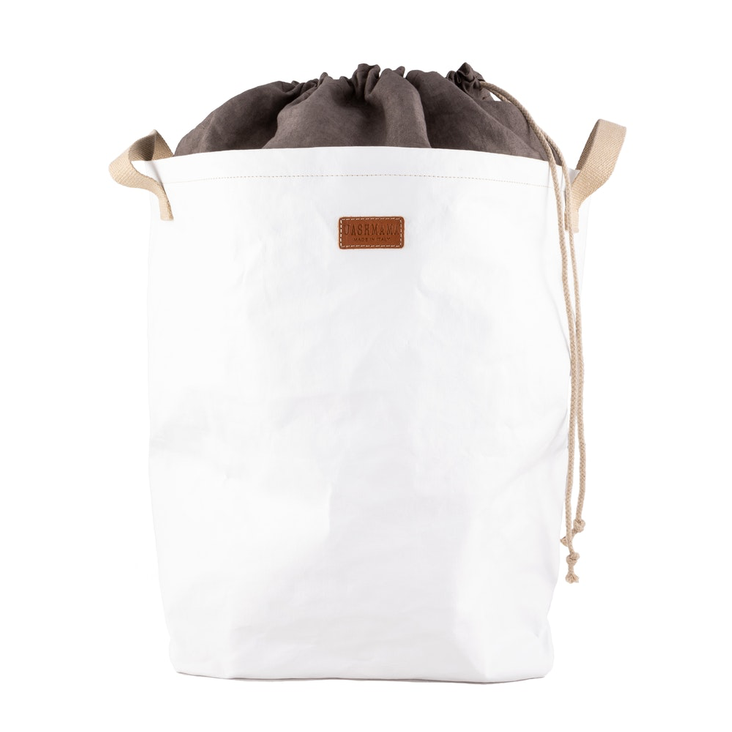 POSITANO BAG WHITE LINEN NOCCIOLA