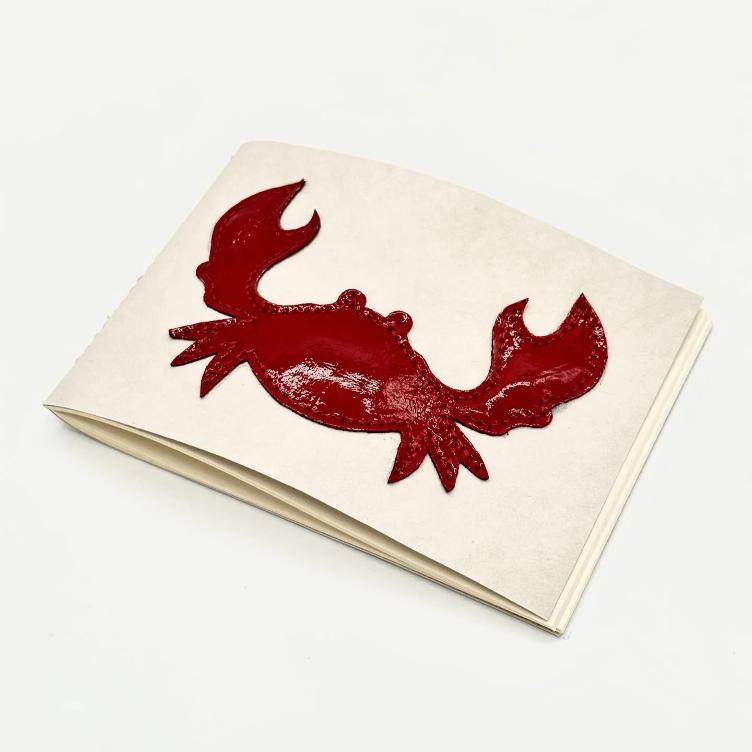 RED CRAB NOTEBOOK A6 / NOTIZBLOCK
