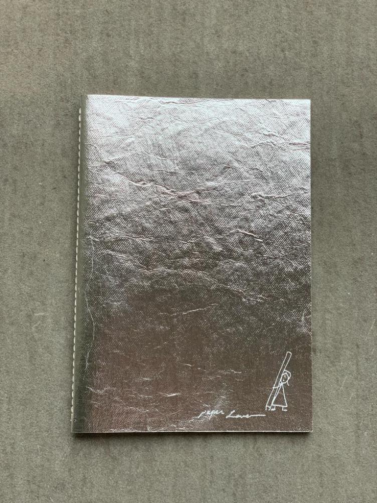 NOTIZBLOCK A5 METALLIC SILVER