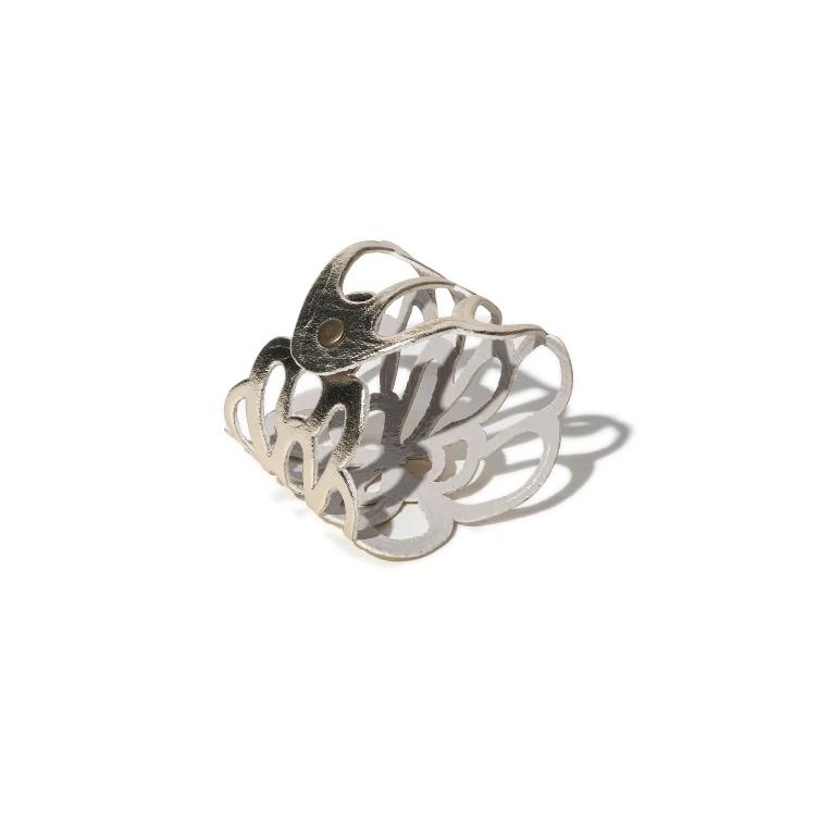 LACE RING PLATINO