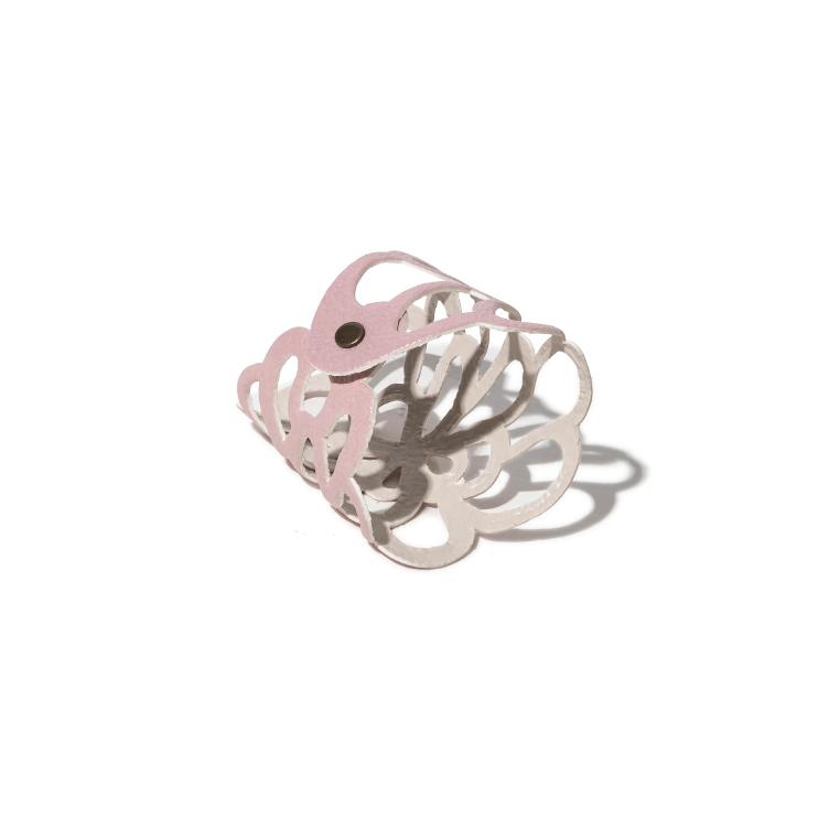 LACE RING QUARTZO ROSA / LG