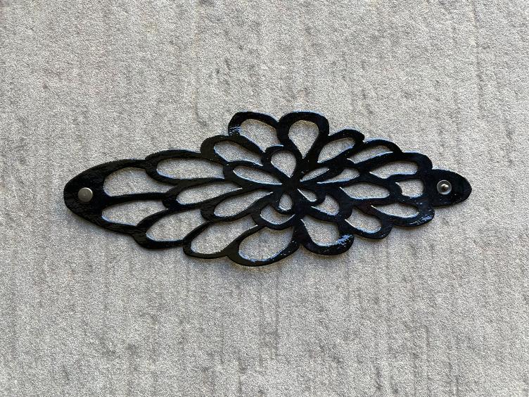 LACE RING BLACK VERNICE (GLOSSY)