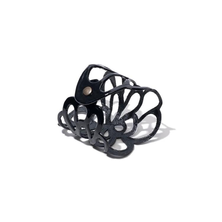 LACE RING BLACK VERNICE (GLOSSY)