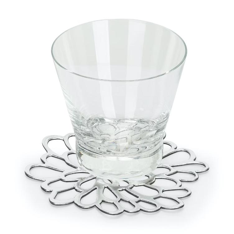 LACE COASTER SILVER