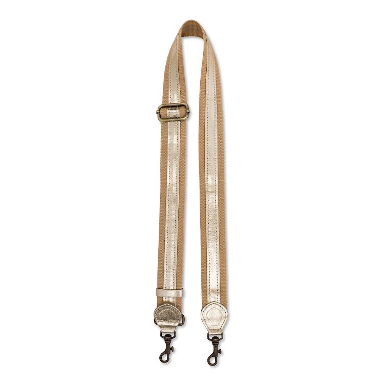 STRAP TRACOLLA 30 BICOLOR CHAMP/PLATINO