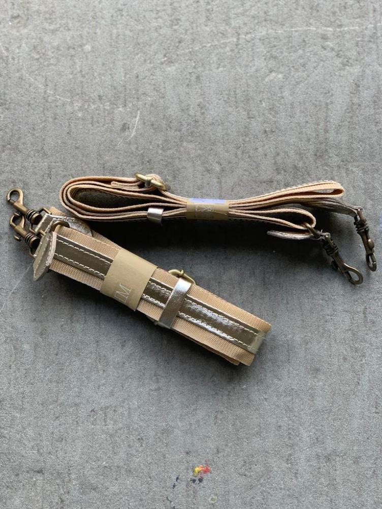 STRAP TRACOLLA 40 BICOLOR CHAMP/PLATINO / LIEFERZEIT: AB BESTELLDATUM CA. 4-6 WOCHEN