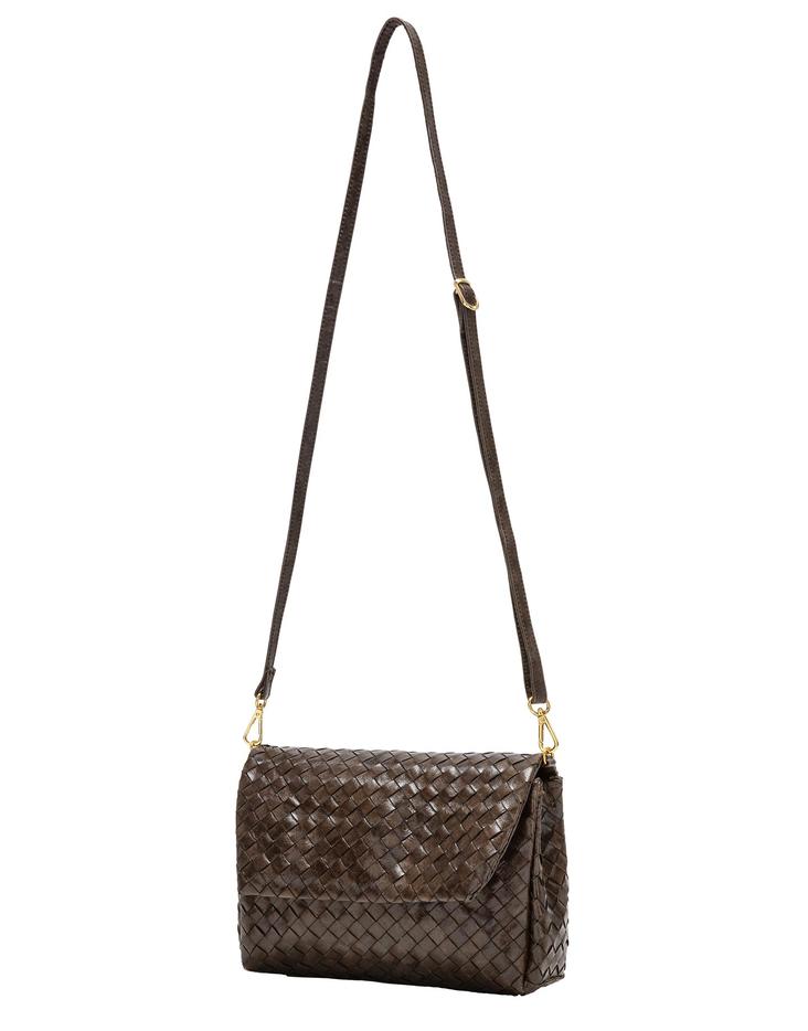 TERME BAG LARGE INTRECCIATO CAFFE