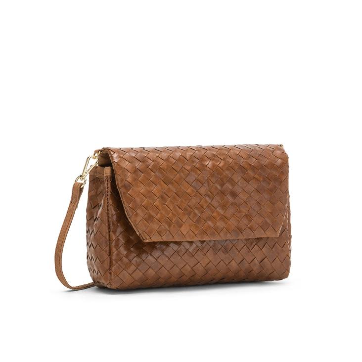 TERME BAG LARGE INTRECCIATO CUOIO
