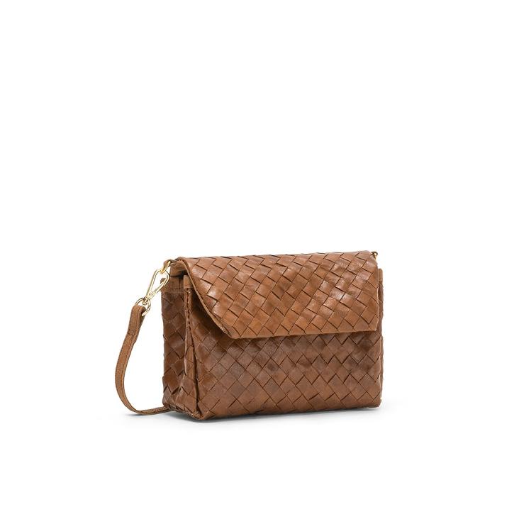 TERME BAG SMALL INTRECCIATO CUOIO