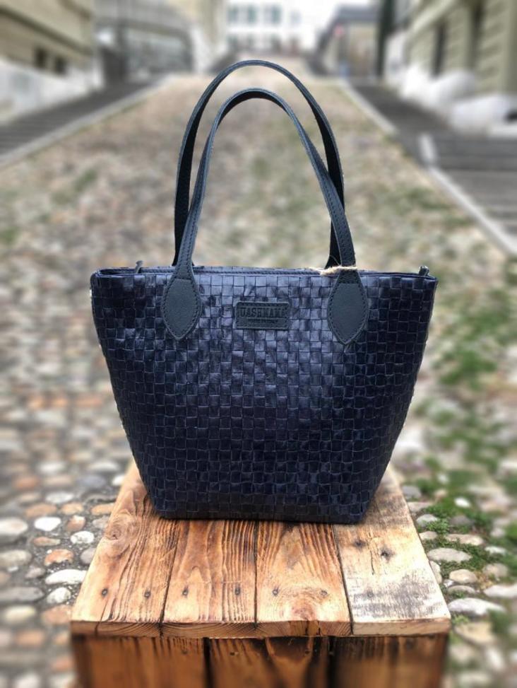 TOTTY BAG SMALL INTRECCIATO BLUE