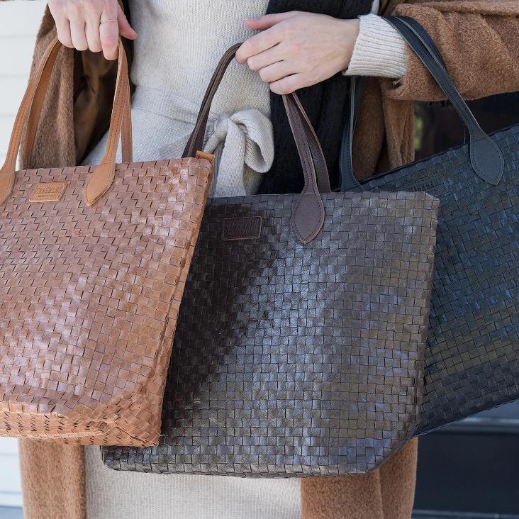 TOTTY BAG LARGE INTRECCIATO CAFFEE